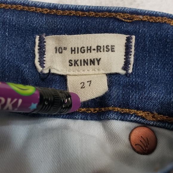 Madewell Women's Jeans 10" High-Rise Size 27 Style #J7914 - Picture 10 of 16